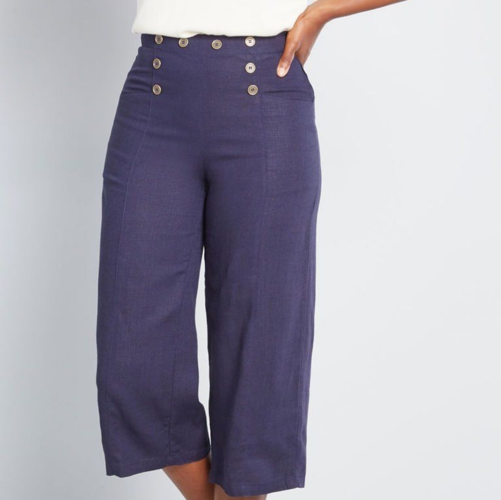 Modcloth Wide Leg Culottes